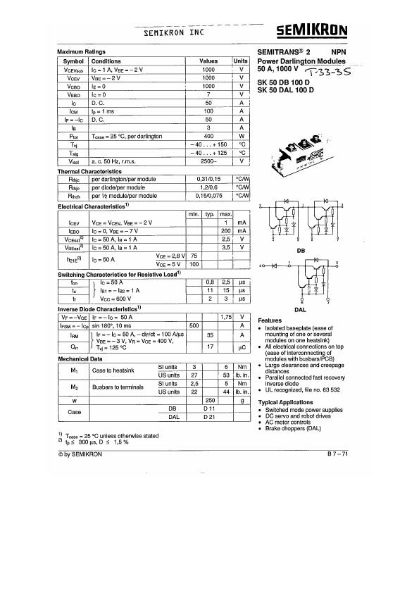 SK50DB100D