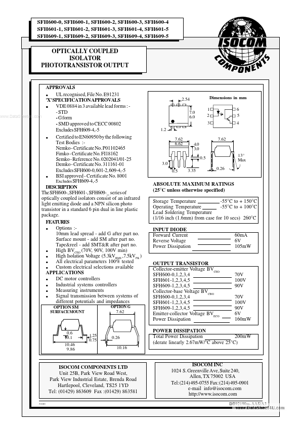 SFH601-4