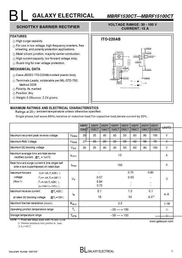 MBRF1540CT