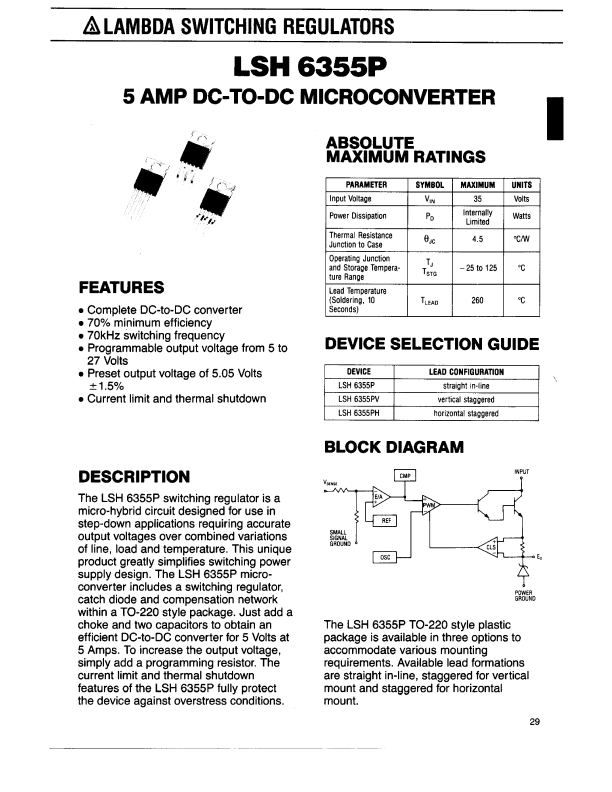 LSH6355PV