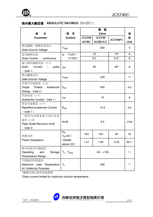 JCS740SC