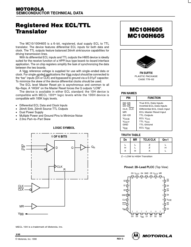 MC100H605