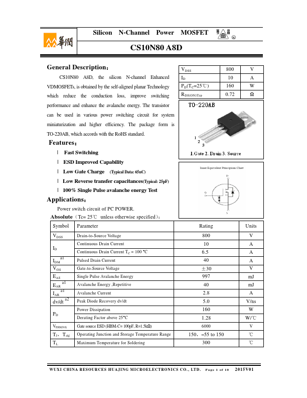 CS10N80A8D