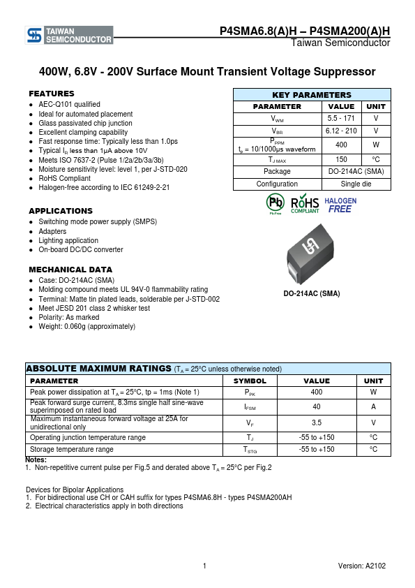 P4SMA120H