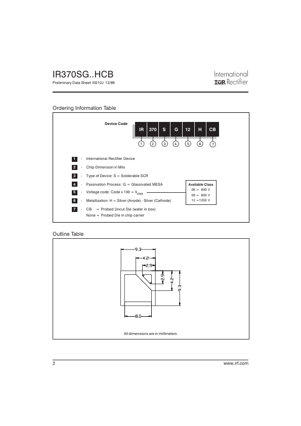 IR370SG12HCB