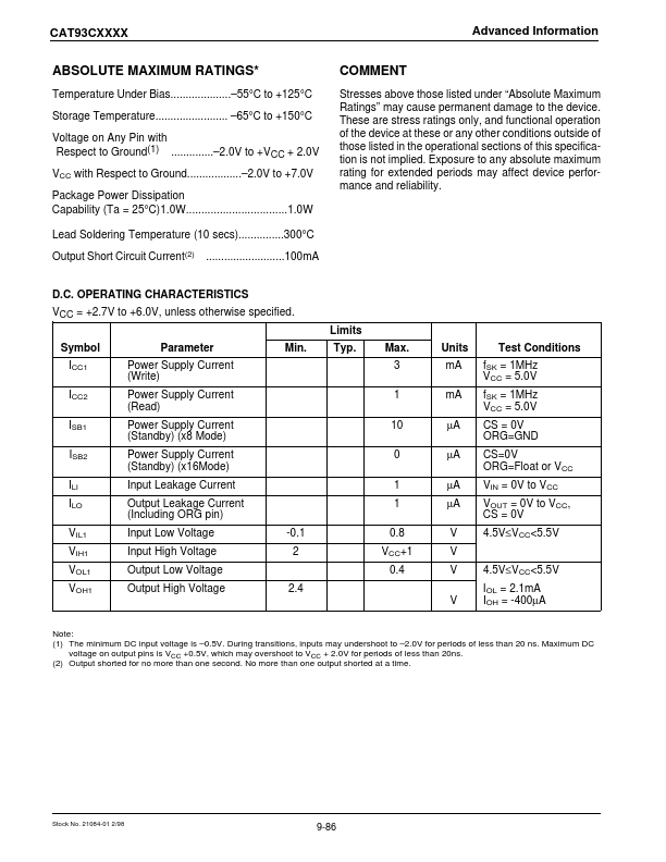 CAT93C5611