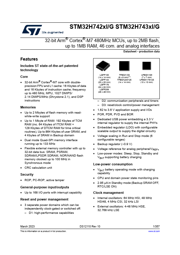 STM32H742ZI