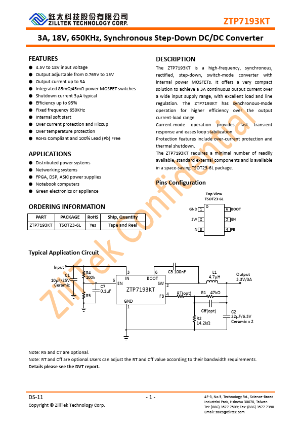 ZTP7193KT