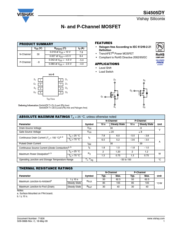 SI4505DY