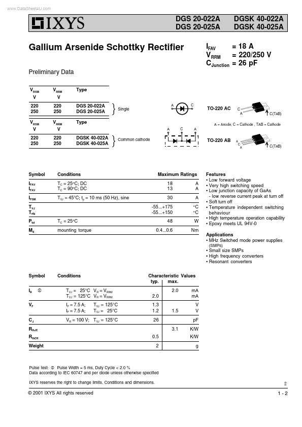 DGS20-022A