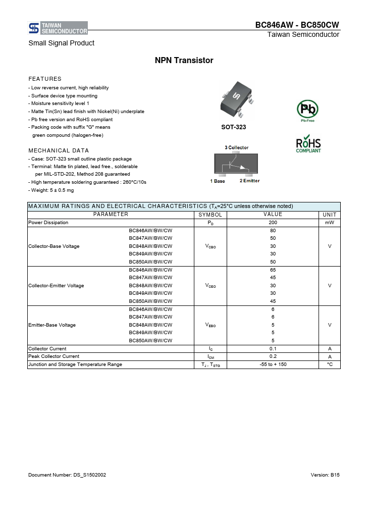 BC850AW