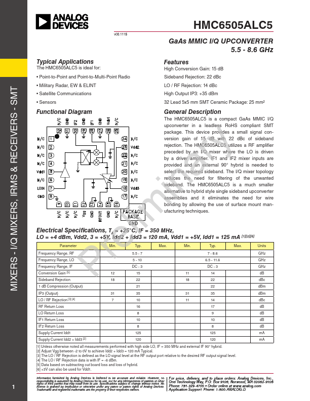 HMC6505ALC5