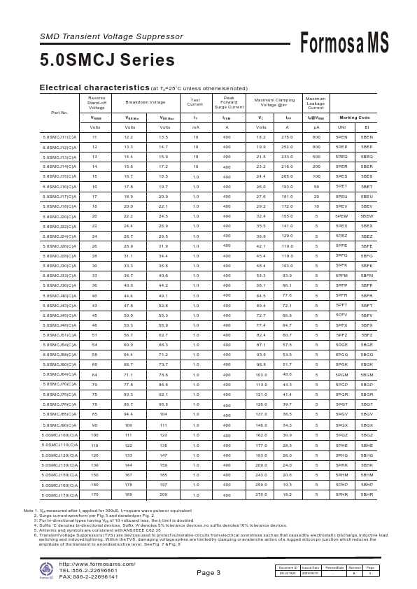 5.0SMCJ18A