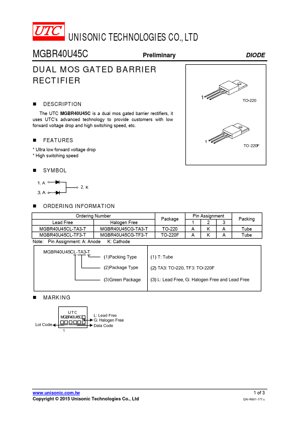 MGBR40U45C