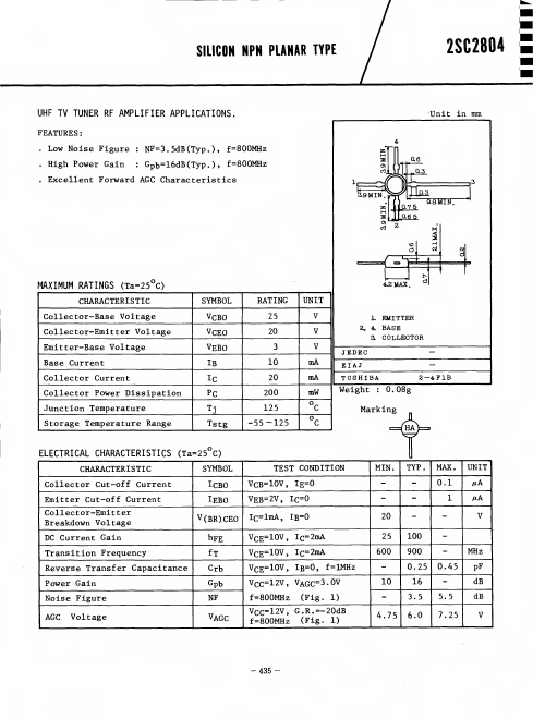 2SC2804