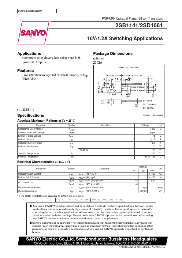 2SB1141