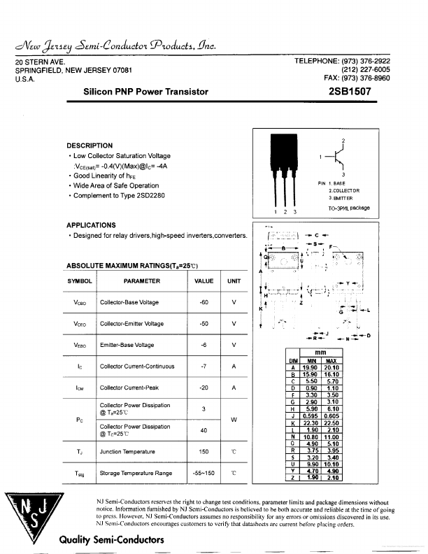 2SB1507