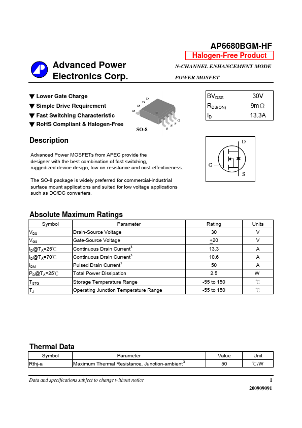 AP6680BGM-HF