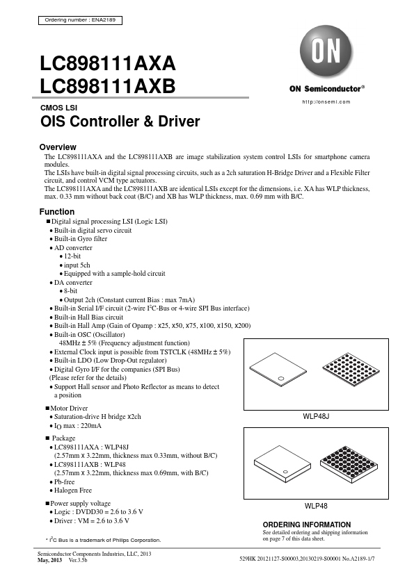 LC898111AXB