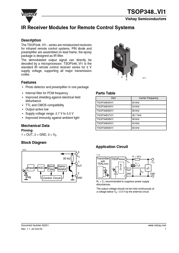 TSOP34830VI1