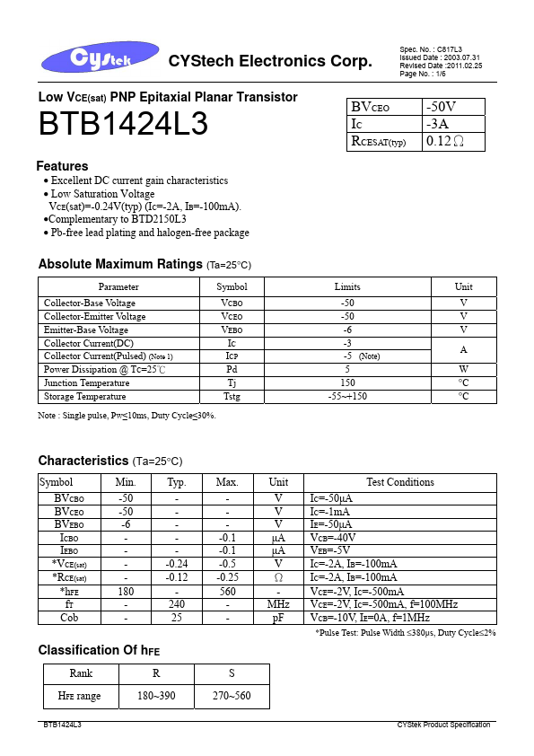 BTB1424L3