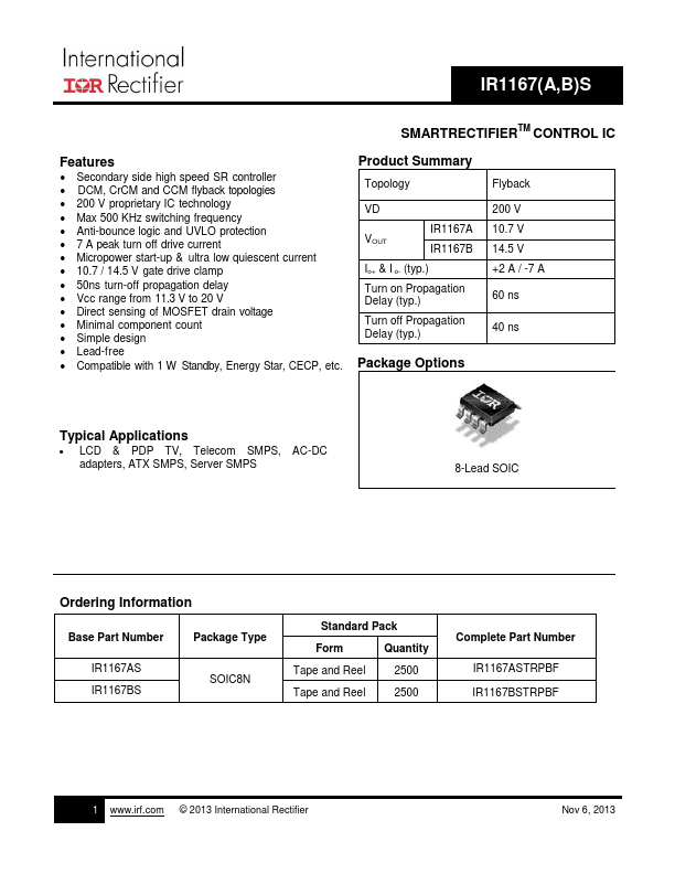 IR1167AS