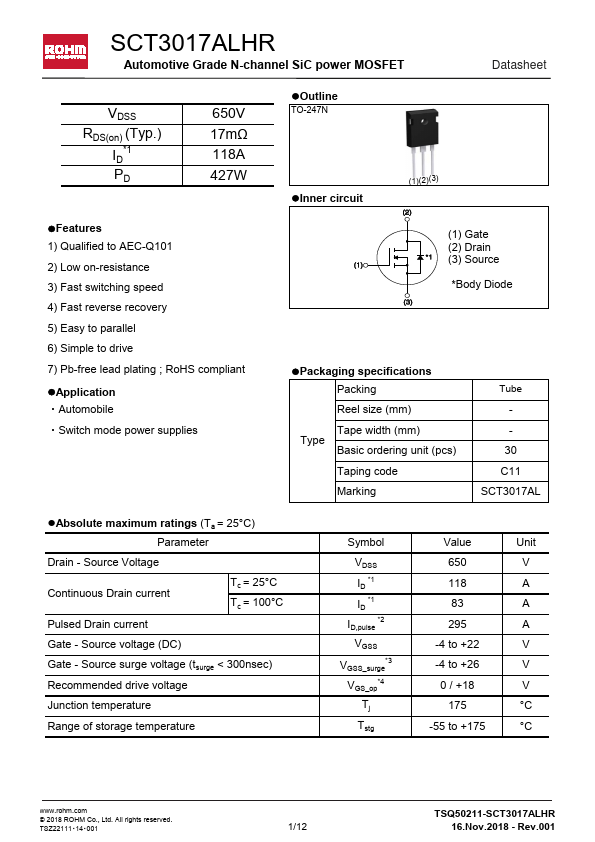 SCT3017ALHR