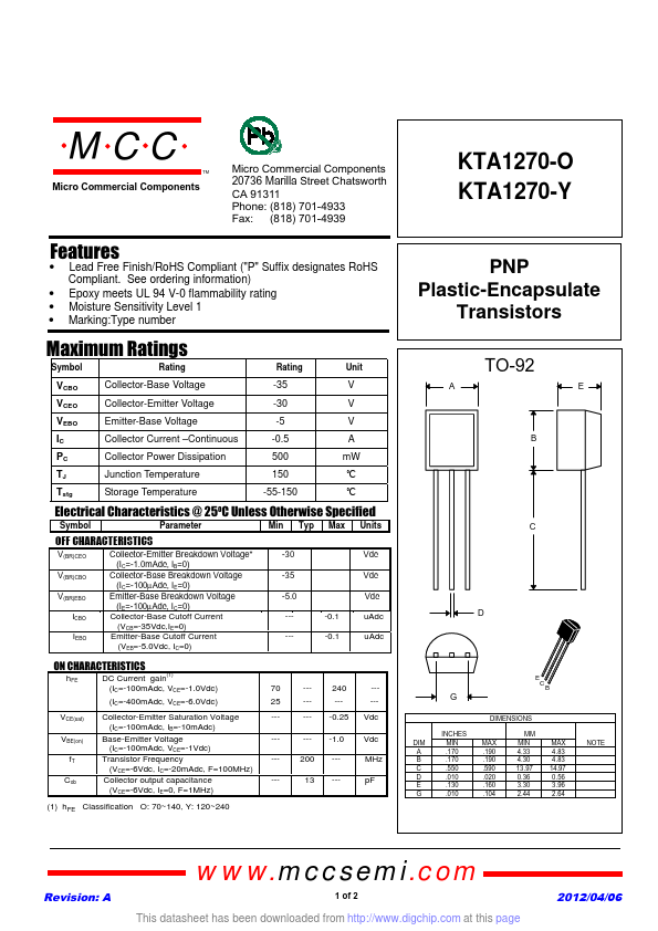 KTA1270-Y