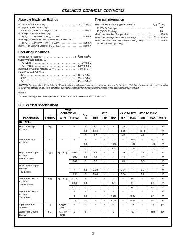 CD74HC42E