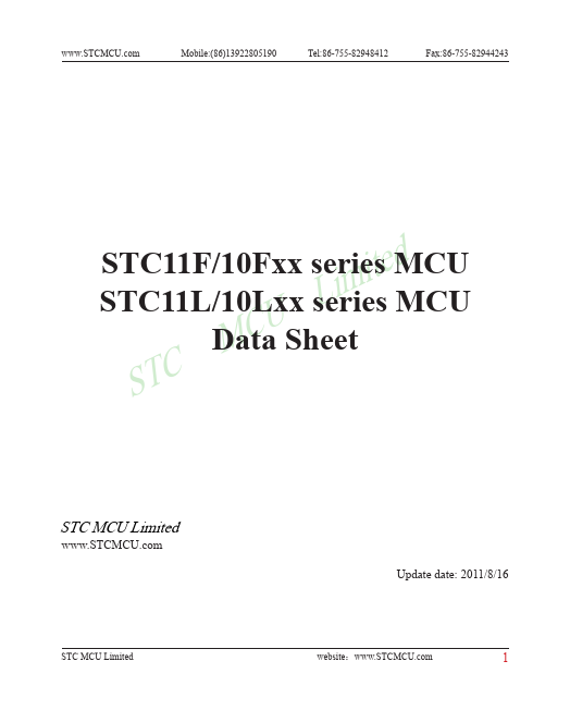 STC10F08