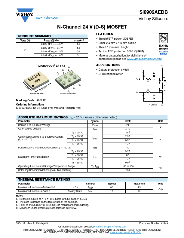 SI8902AEDB