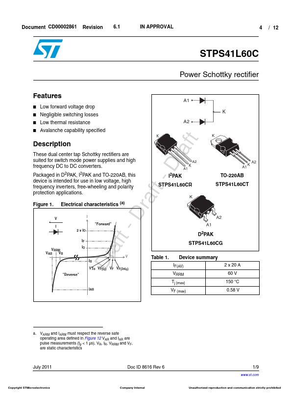 STPS41L60C