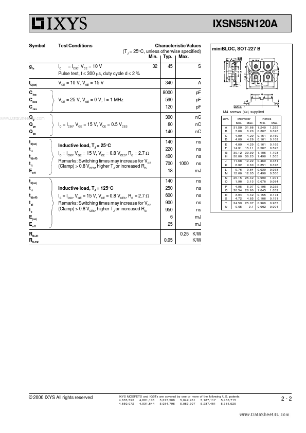 IXSN55N120A