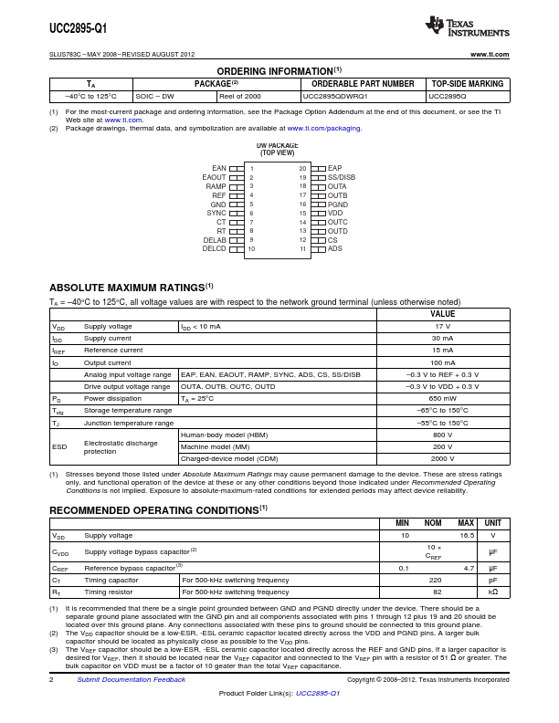 UCC2895-Q1