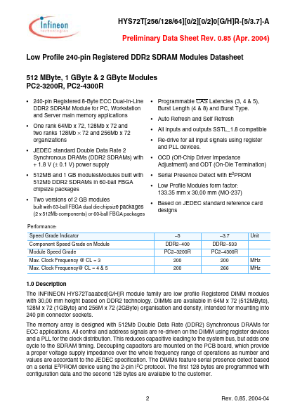 HYS72T64000HR-37-A