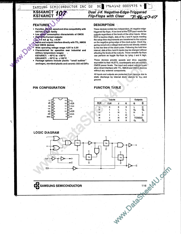 KS74AHCT107