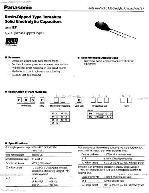 ECS-F1AExxxxx