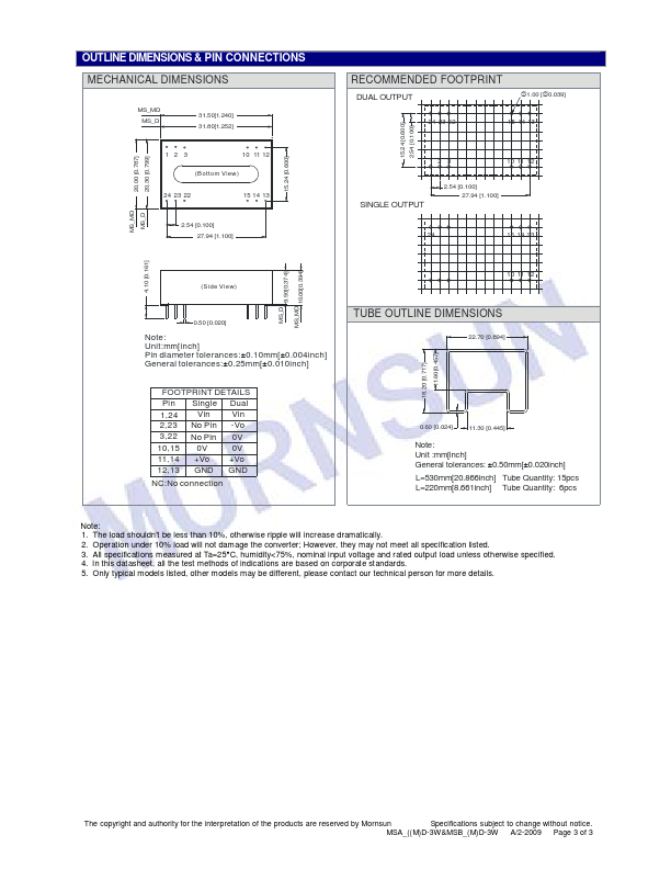 MSB4812D-3W