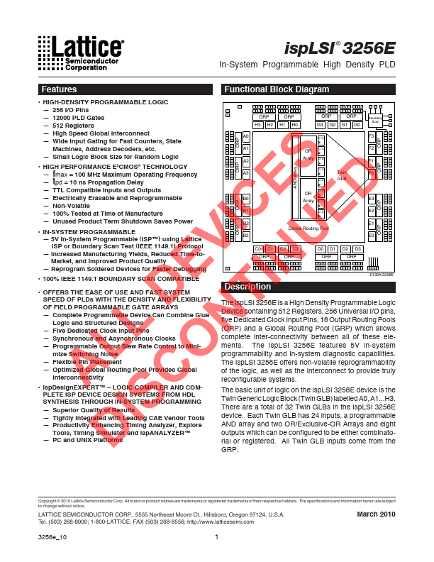 ISPLSI3256E