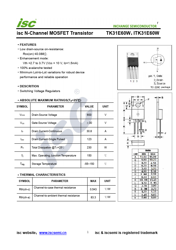 TK31E60W