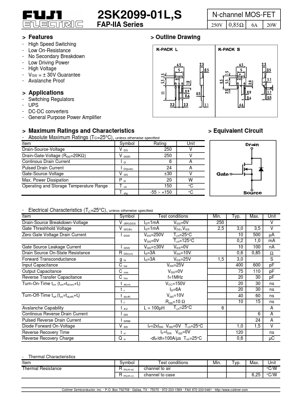 2SK2099-01L