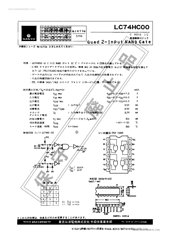 LC74HC00