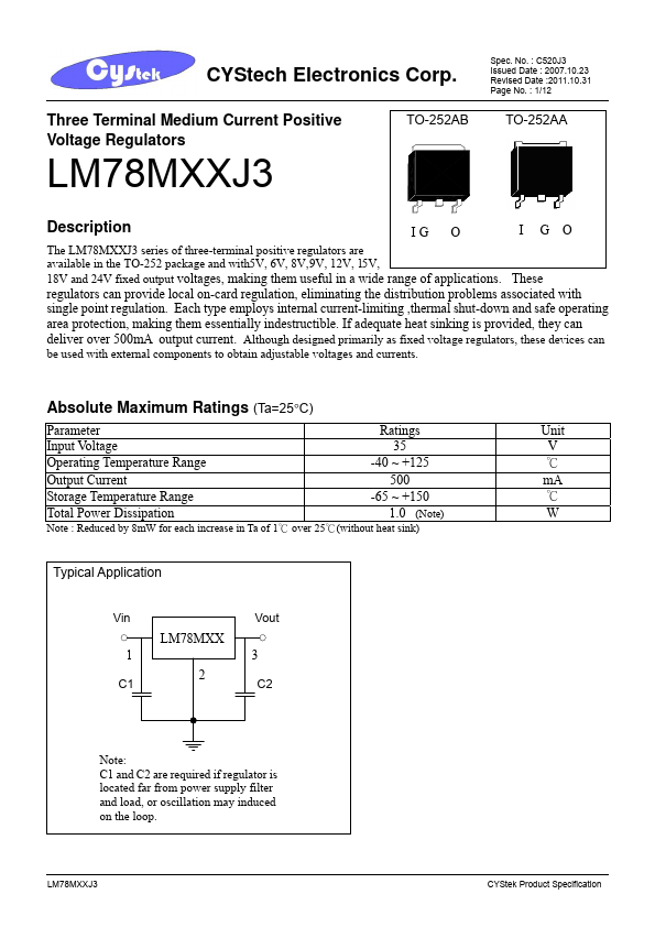 LM78M15J3