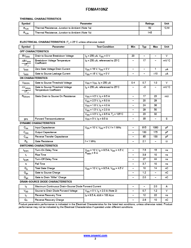 FDMA410NZ