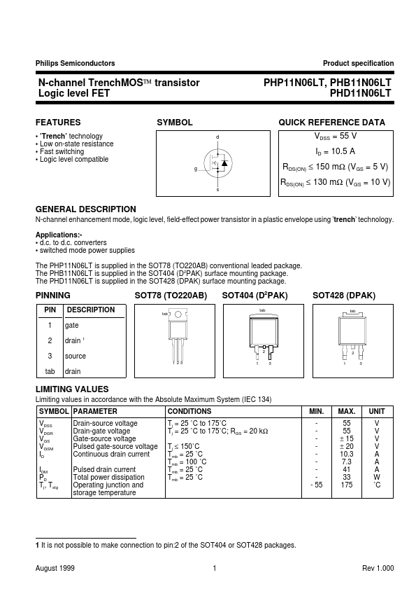 PHP11N06LT