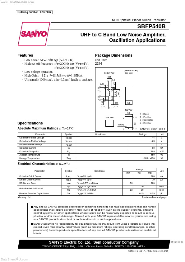 SBFP540B