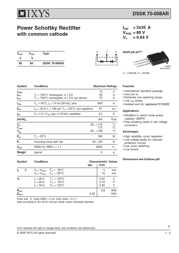 DSSK70-008AR