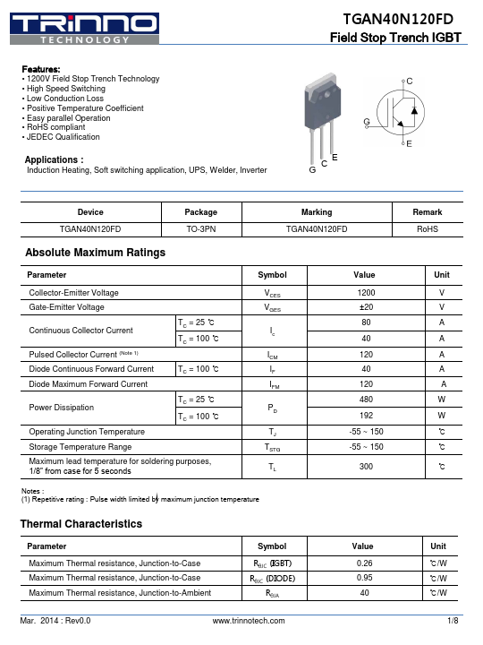 TGAN40N120FD