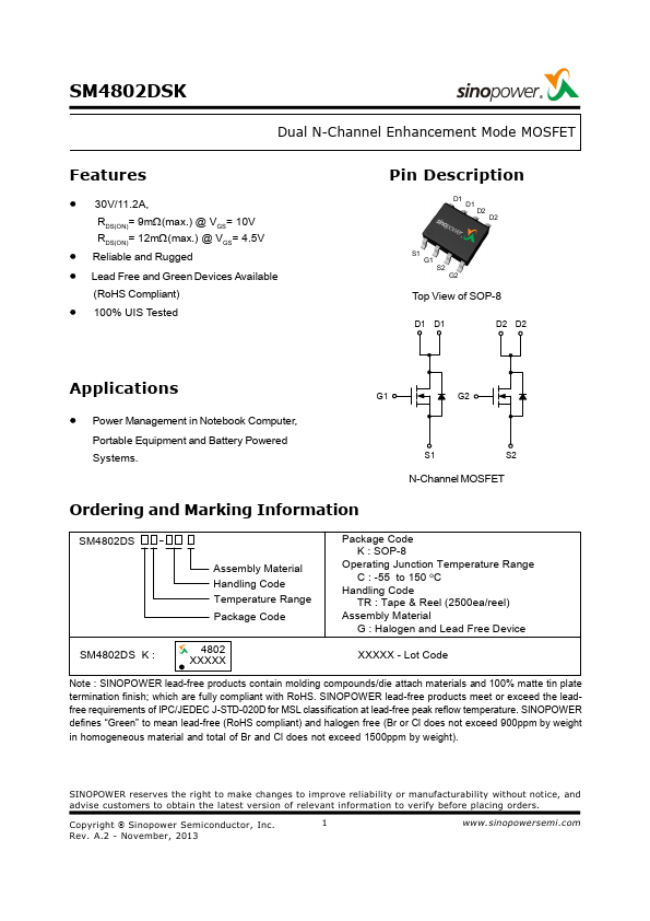 SM4802DSK