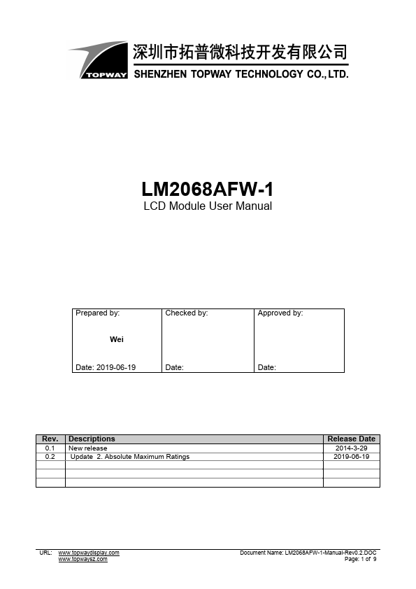 LM2068AFW-1